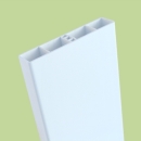 Bretter D (120x25) - Weiss - L=65 cm PVC