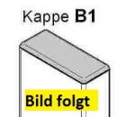 Kappe B1 - (60x25) - flach - Narzissengelb  (Standard für Dekor - Oregon) PVC
