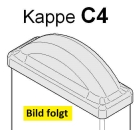 Kappe C4 - (85x25) - stilform - Anthrazitgrau  (ähnlich RAL 7016) PVC