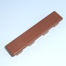 Kappe D1 - (120x25) - flach - Lehmbraun (Standard für Dekor - Winchester) PVC