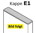 Kappe E1 - (170x35) - flach - Beige  (Standard für Dekor - Lärche) PVC