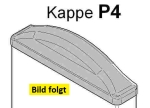 Kappe P4 - (130x25) - stilform - Orangebraun  (Standard für Dekor - Douglasie) PVC