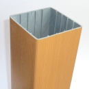 Pfosten G (100x100) - Oregon - L=59 cm PVC