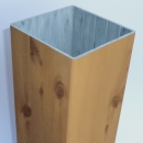 Pfosten H (120x120) - Astfichte - L=84 cm PVC