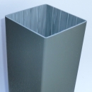 Pfosten H (120x120) - Basaltgrau - L=65 cm PVC