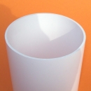 Pfosten R (D=107) - Weiss - L=59 cm PVC
