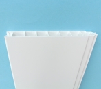 Sichtschutzbretter FB51 (153x20) - Weiss - L=550 cm PVC