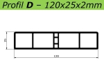 Sichtschutzbretter FB51 (153x20) - Moosgrün - L=550 cm PVC
